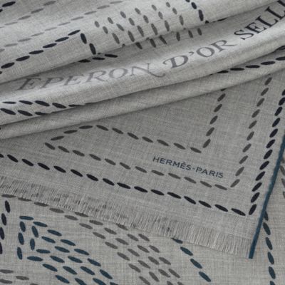 PA⭐︎ 2023 エルメス マフラー グレー グレー - メンズ, ネクタイ